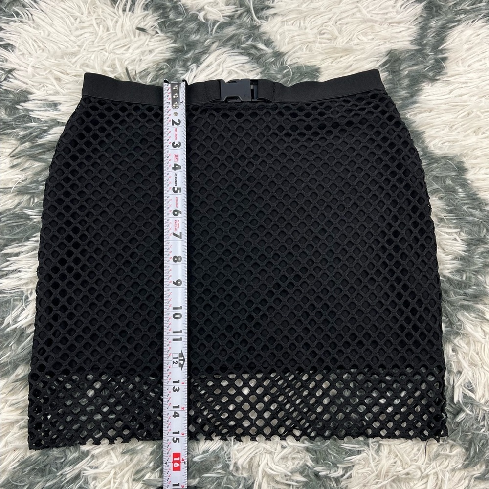 NWT Seek The Label Women's Black Netted Skirt Size Small - Picture 4 of 8